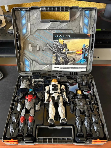 Halo Mega Bloks Collector Case Raro/ Completo