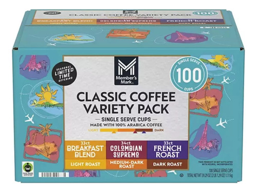 Keurig Classic Coffee Variety 100 Kcups