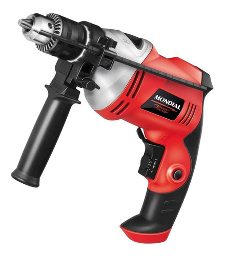 Furadeira Parafusadeira De Impacto 1/2 700w Mondial Ffi 05 Cor Vermelho 220V