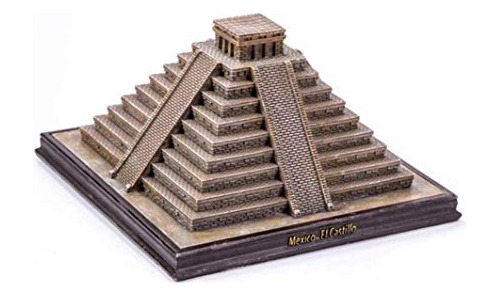 Estatua De La Pirámide Maya De Gflyme, Estatuillas De Edific
