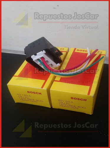 Relay Multifuncional Bosch Con Conector 12v  40/50 Amp.