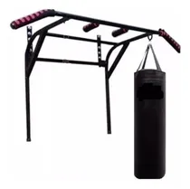 Comprar Saco De Boxeo Lleno 1mts+ Barra Dominada+cadena 