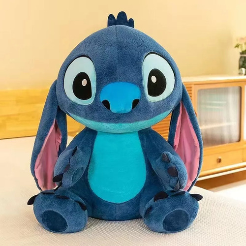 Almohada De Felpa Stitch Lilo And Stitch, 60 Cm