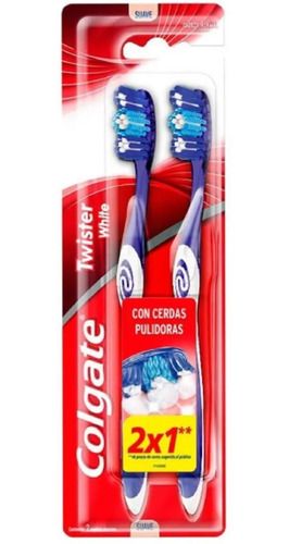 Cepillo Dental Colgate Twister White Adulto Suave