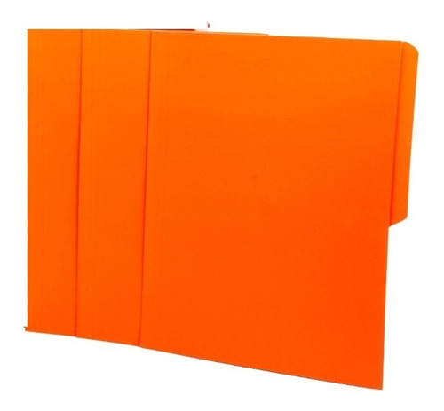 Folder Tamaño Carta Color Naranja Bitono Flashifile 50 Pza