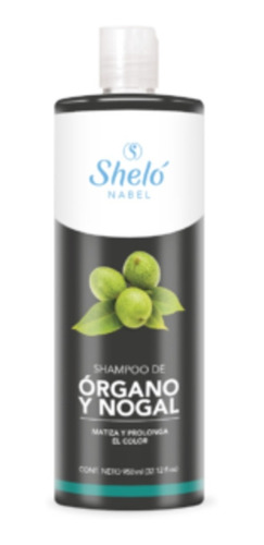 Shampoo De Organo Y Nogal Matiza Prolonga Color Shelo 950ml