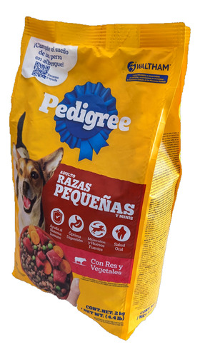 Pedigree Razas Pequeñas Alimento Para Perro Pequeño, De 2 Kg
