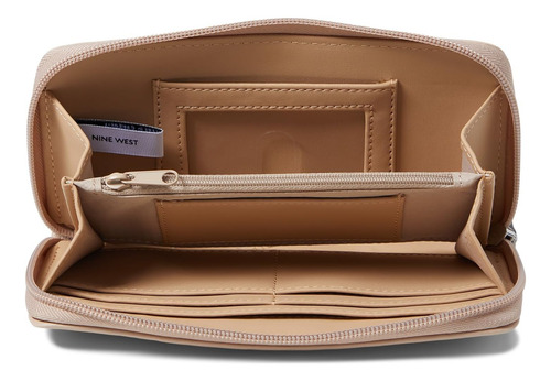 Nine West Zuri SLG Zip Around, Mármol Suave
