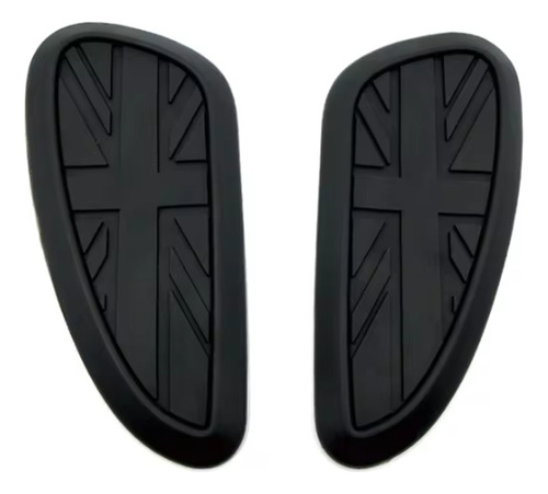Pad Goma Protector Tanque Royal Triumph Guzzi Negro