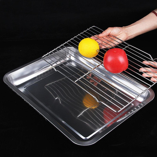 Bandeja Para Hornear Con Estante, Bandeja 36cmx27cmx48cm