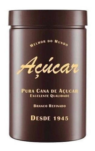 Porta Mantimento Pote Café E Açúcar 1.5l Cor Marrom