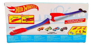 Carro Hot Wheels Pista Armable Clásica Lanzador Juguete