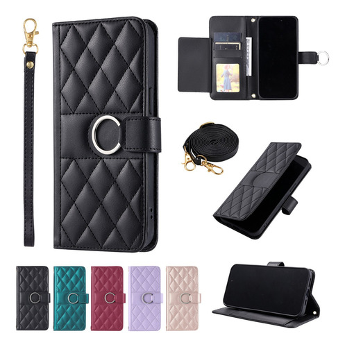 Funda Para iPhone 7, 8 Plus, 6 Se, Funda De Piel Tipo Cartera, Etc.