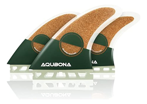 Aqubona Large (mf) Fin Sets Bio-epoxy+eco Cork