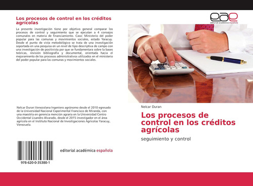 Libro: Los Procesos De Control En Los Créditos Agrícolas: Se