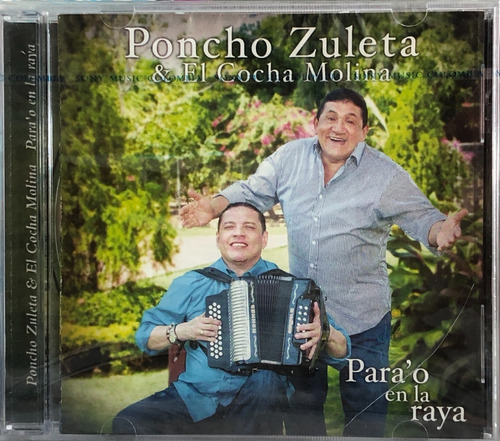 Imagen 1 de 2 de Poncho Zuleta Y El Cocha Molina - Para'o En La Raya
