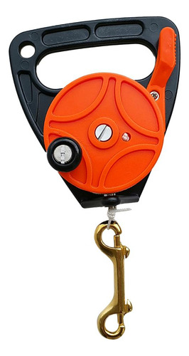 1 Piece De Carrete De Seguridad Con Cuerda Y Hebilla Naranja
