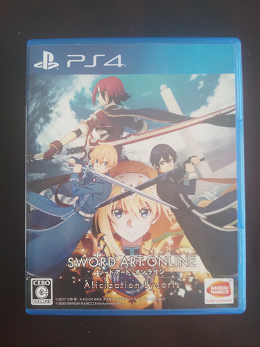 Sword Art Online Alicization Lycoris Ps4 (físico)