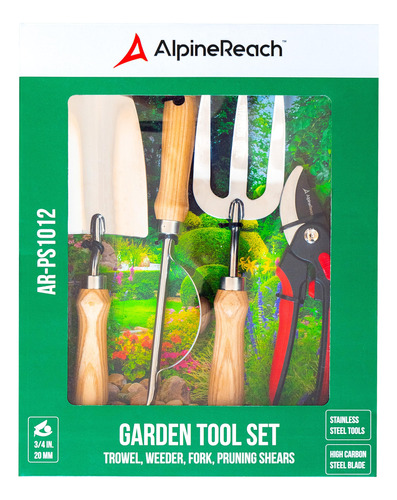 Alpinereach Juego De Herramientas De Jardin, Caja De Regalo,