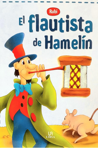 Libro De Cuentos El Flautista De Hamelin En Cursiva.