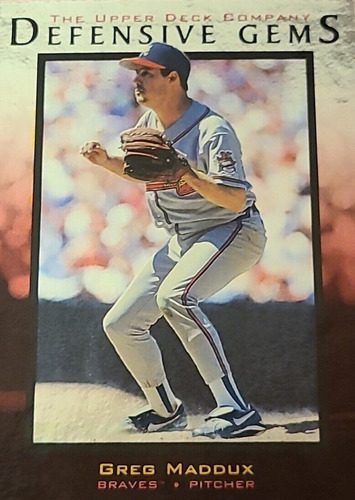 Mlb Greg Maddux - Upper Deck Defensive Gems 1996 # 137