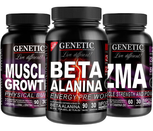 Potencia Eleva Libido Beta Alanina Zma Muscle Growth Genetic