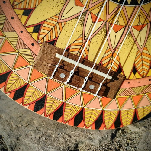 Imagen 6 de 8 de Ukelele Bamboo Soprano Summer C/funda Incluida