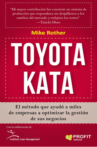 Libro Toyota Kata - Rother, Mike