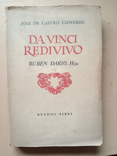 Da Vinci Redivivo.(ruben Dario,hijo) Castro  Cisneros (1947)