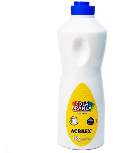 Cola Branca 1kg 02801 - Acrilex 1 Litro