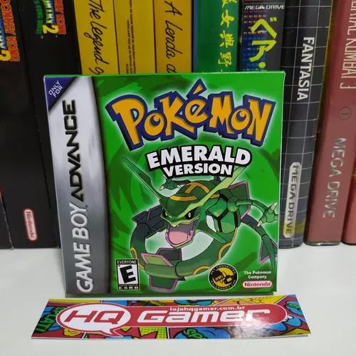 Pokémon Emerald - Box Do Jogo (game Boy Advance)