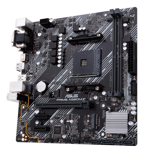 Kit Upgrade Amd Ryzen 5 5600gt Placa Mãe Asus Prime A520m-e