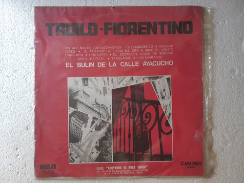 Disco Lp Troilo & Fiorentino / Tango / El Bulín De La Calle 