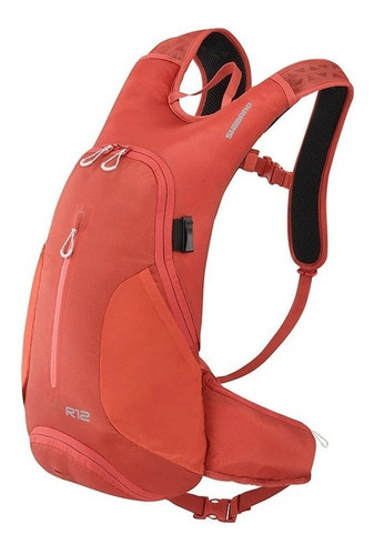 Mochila De Hidratacion Shimano Rokko Ii 12l Color Naranja claro