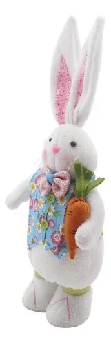 Decoración de conejito de pascua para ropa de Florida, 49 cm
