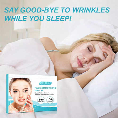 Parches Antiarrugas Para Rostro Y Frente 160 Cintas Faciales