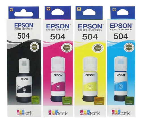 Pack Tintas Epson T504 Originales