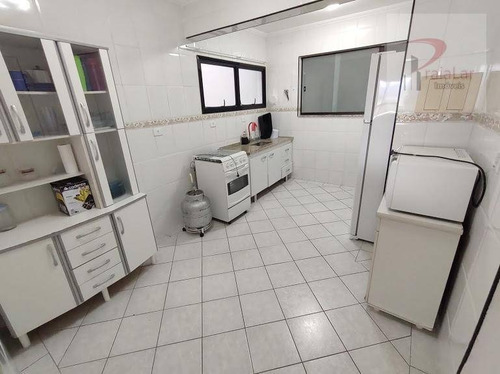 Apartamento Com 3 Dormitórios 1 Suíte, Terraço Com Churrasqueira, Prédio Frente Mar, Aceita Financiamento, À Venda, 110 M² - Aviação - Praia Grande/sp - Ap2521