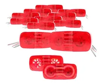Comprar 10 Par Plafones 18 Led Gel Lateral Tipo Hella Camion 12-24v