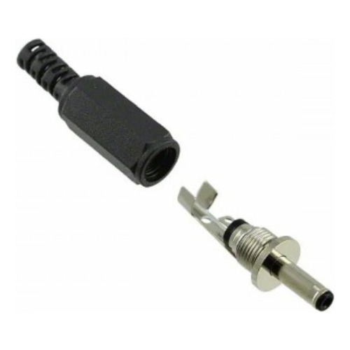 Conector Plug Cui Inc Pp-019 1.1 / 2.8 Mm Niquel Pvc Negro