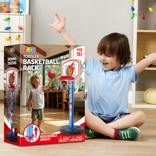 Set De Juego Arcade De Baloncesto Joyin Toddler Con 4 Pelota
