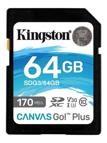 Memoria Flash Kingston Canvas Go! Plus 64gb Sdxc Uhs-i
