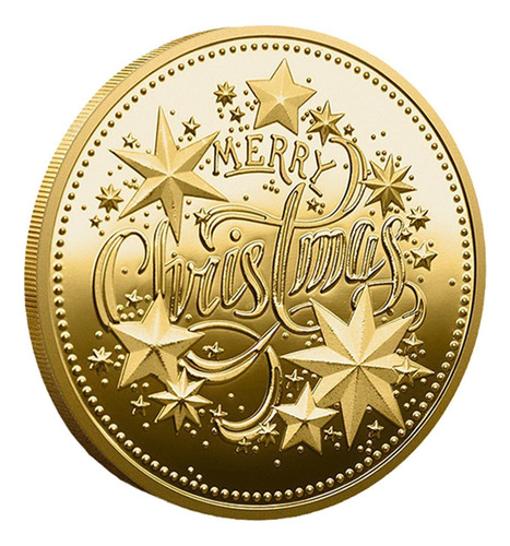 A Moneda De Navidad Moneda De Desafío De Navidad Moneda