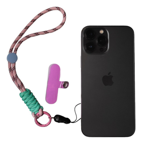 Cordón Cinta Tira Colgante Universal Para Celular Rosa