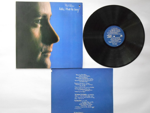 Lp Vinilo Phil Collins  Hello I Must Be Going Colombia 1982 