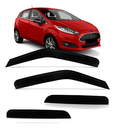 Calha De Chuva New Fiesta Hatch 2011 2012 2013 A 2017 Design