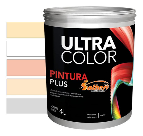Piintuura Viiniliica Ultracolor Lavable Interior 4 Litros