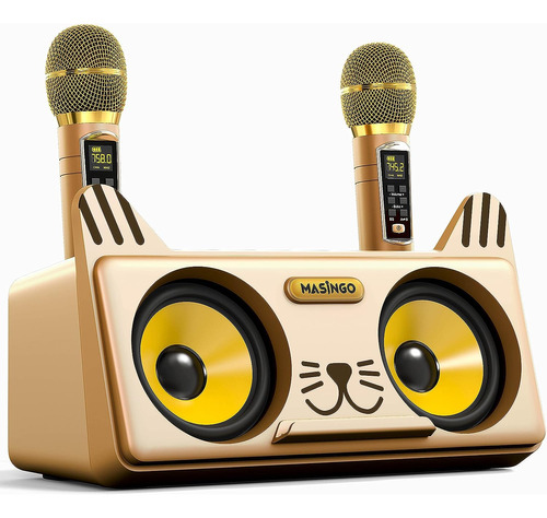 Masingo Maquina De Karaoke Kitty Cat Para Ninos, Ninos Y Nin