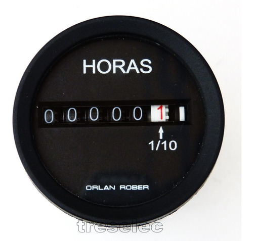 Horimetro Cuentahoras Orlan Rober 12-24 Volts Bivoltaje