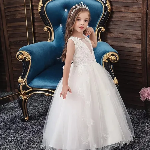 Vestido de daminha store longo mercado livre